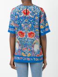 floral embroidery blouse