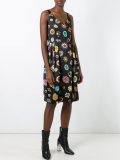 jewel print cocktail dress