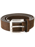 silver-tone hardware belt