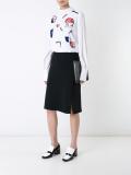embroidered face blouse