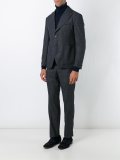 checked two piece suit