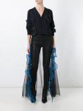 tulle full length high waist skirt