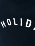 ‘holiday’印花手提包