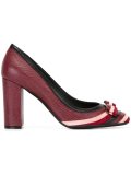 stripe detail pumps 