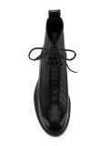 pull tab ankle boots