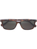 tortoiseshell square frame sunglasses