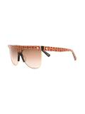 'Clubmaster Visetos' logo printed sunglasses