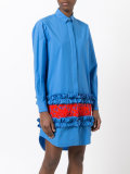 frill hem shirt dress