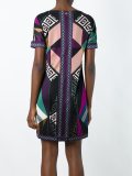 multi print dress