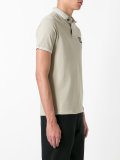 logo patch polo shirt 