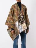 patterned cape 