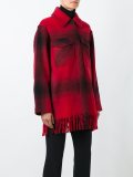 checked shirt coat