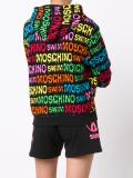 logo print hoodie