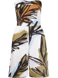 abstract print playsuit