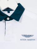 contrast collar polo shirt 