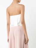 layered strapless top