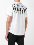 lightning bolt print T-shirt