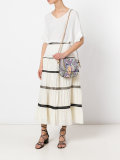 paisley print saddle bag