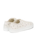 floral laser-cut sneakers