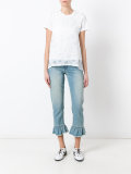 polka dot layer T-shirt 