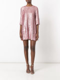 sequins embellished shift dress 