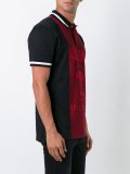 logo拼色polo衫