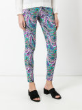 abstract print leggings