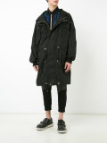 hooded duffle coat 