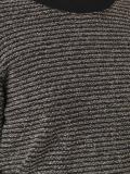 round neck striped jumper