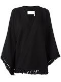 tassel trim cardigan