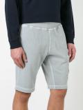 logo patch track shorts 