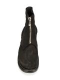 front zip ankle boots