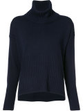 ribbed roll neck jumper