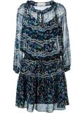 geometric chiffon dress
