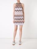flitter effect zig-zag dress