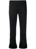 flared cropped trousers