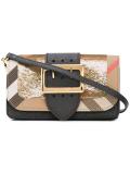 house check shoulder bag