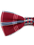 Pajarita plaid bow tie