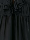 ruffled flared blouse