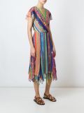mixed print dress