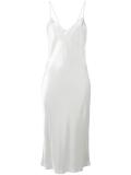 satin slip dress