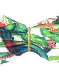 printed bandeau bikini top
