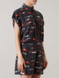 abstract print jumpsuit