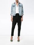flower-embellished shane shirt