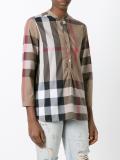 house check print shirt