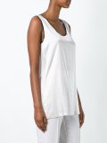 sheer panel vest 