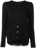 cupro insert cardigan
