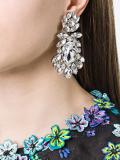 drop crystal clip-on earrings 