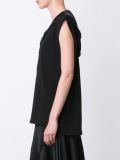 hooded sleeveless top