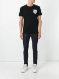 metallic lion print T-shirt